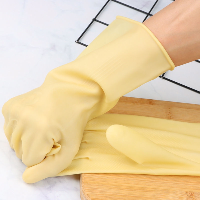 Latex Gloves Car Wash Cleaning Dishwashing Gloves Industrial Labor Insurance Anti-Erode Glove
