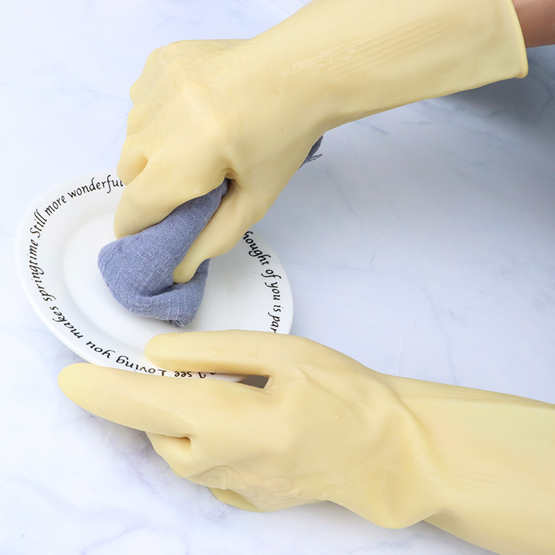 Latex Gloves Car Wash Cleaning Dishwashing Gloves Industrial Labor Insurance Anti-Erode Glove
