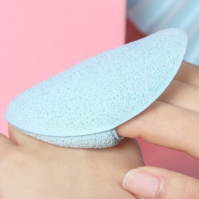 Drop Glove Flat Powder Puff Facial Cleaning Puff Wet and Dry Cleaning Puff Makeup Removing Powder Puff Customizable