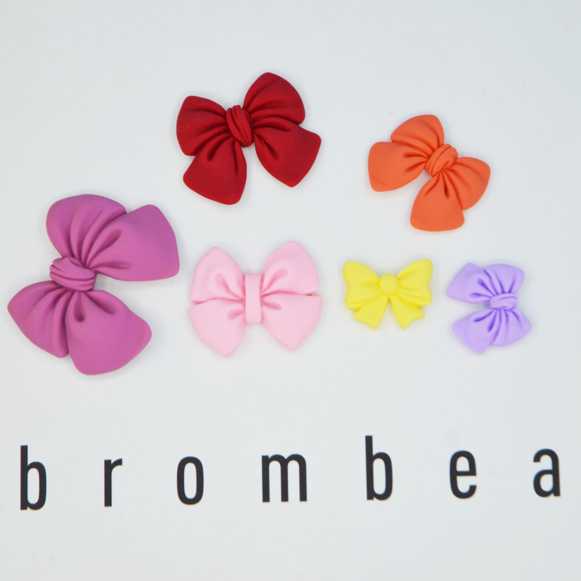 Factory Direct Sales Bowknot DIY Resin Jewelry Accessories Ins Cream Glue Bow Tie Headdress Barrettes Phone Case Accessories