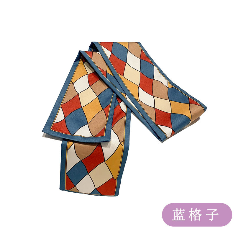 Bowknot Tie Scarf Hair Band Retro Female Temperament Tie Ponytail Bow Ribbon Headband Ribbon Headband Mori Style
