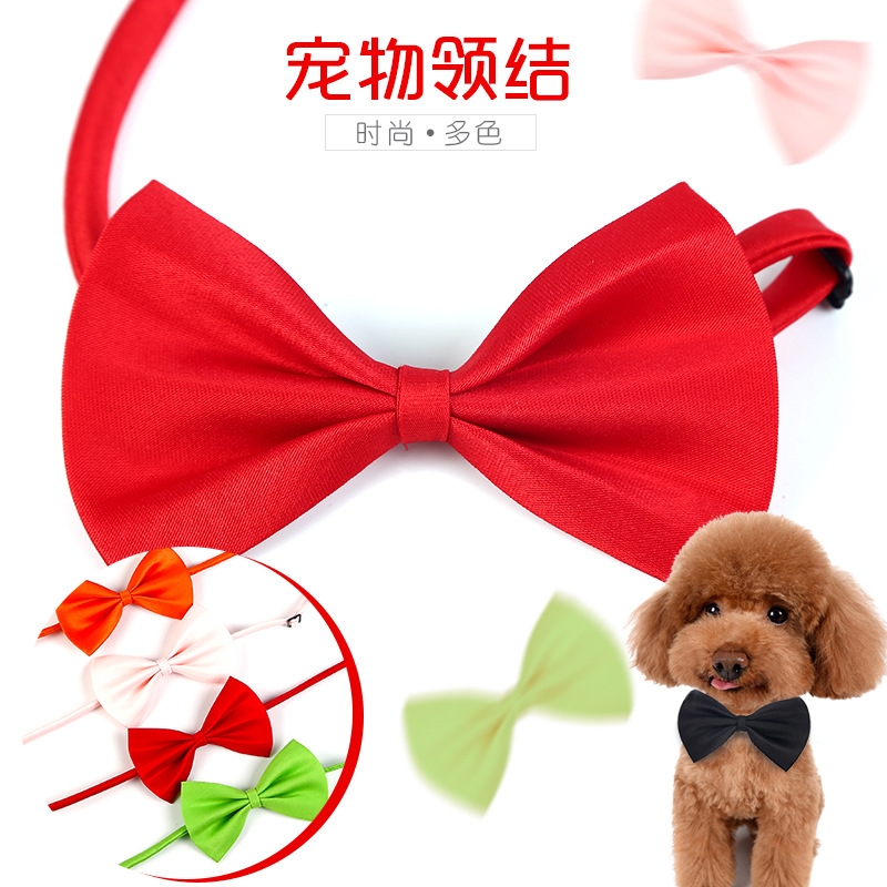 Factory Direct Supply Pet Tie Bowknot Pet Headdress Puppy Bow Tie Pet Tie Dogs and Cats Bow Tie in Stock