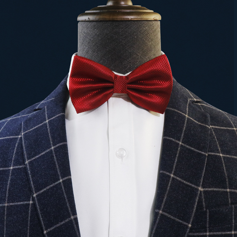 Wholesale Men&#039;s Solid Color Formal Wear Wedding Bow Tie Wedding Bow Tie Male Groom Groomsman Bow Bow Tie Bowknot Tie