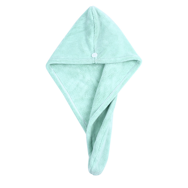 Thicken Coral Velvet Hair-Drying Cap Absorbent Shower Cap Hair Washing Quick-Drying Towel Baotou Women&#039;s Long Hair Scarf Artifact