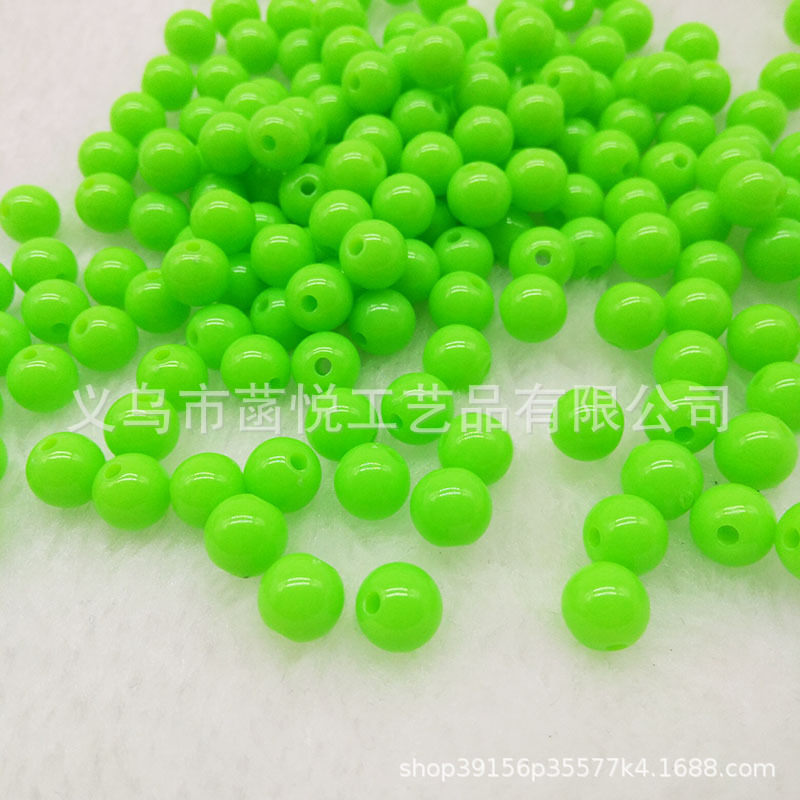 Acrylic Candy Beads DIY Handmade Beaded Material Polished Non-Burr Bead Children&#039;s Bracelet Beads Candy Bead