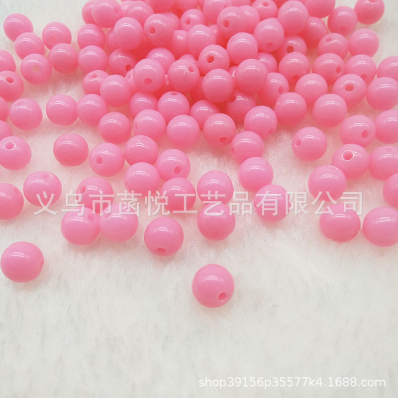 Acrylic Candy Beads DIY Handmade Beaded Material Polished Non-Burr Bead Children&#039;s Bracelet Beads Candy Bead