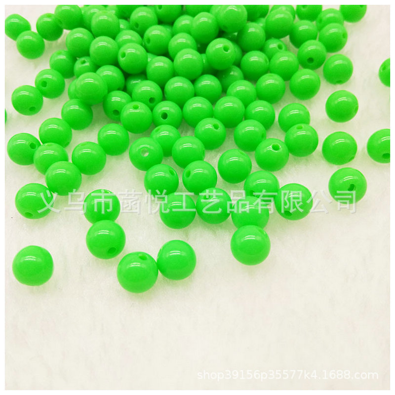 Acrylic Candy Beads DIY Handmade Beaded Material Polished Non-Burr Bead Children&#039;s Bracelet Beads Candy Bead