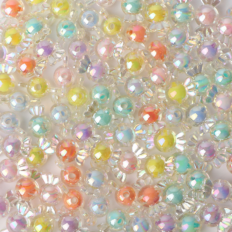 Acrylic Candy Colorful Acrylic Beads Loose Beads Handicraft DIY Material Bracelet Necklace Bracelet Candy Bead