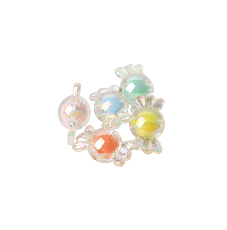 Acrylic Candy Colorful Acrylic Beads Loose Beads Handicraft DIY Material Bracelet Necklace Bracelet Candy Bead