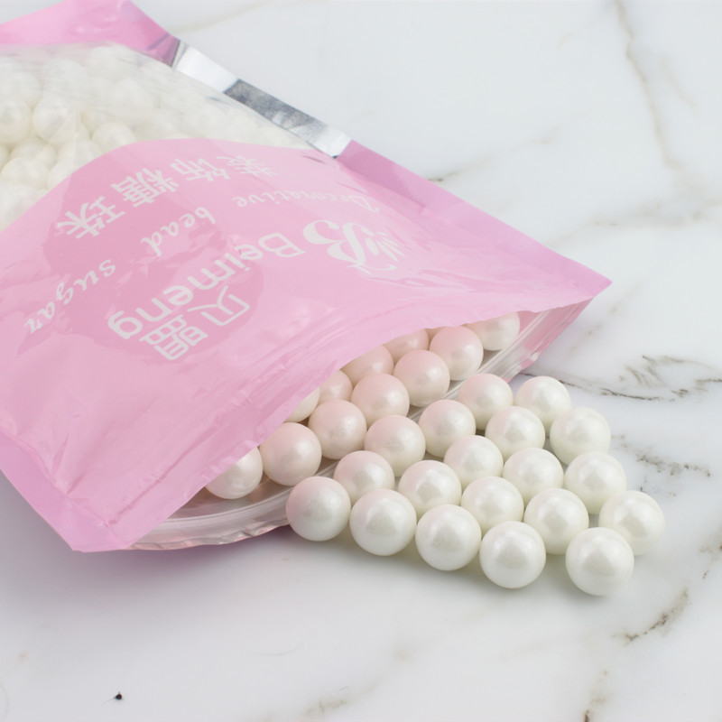 White Sugar Beads round Beads White Pearl White Pearl Sugar Mixed Ice Cream Cake Baking Candy Bead