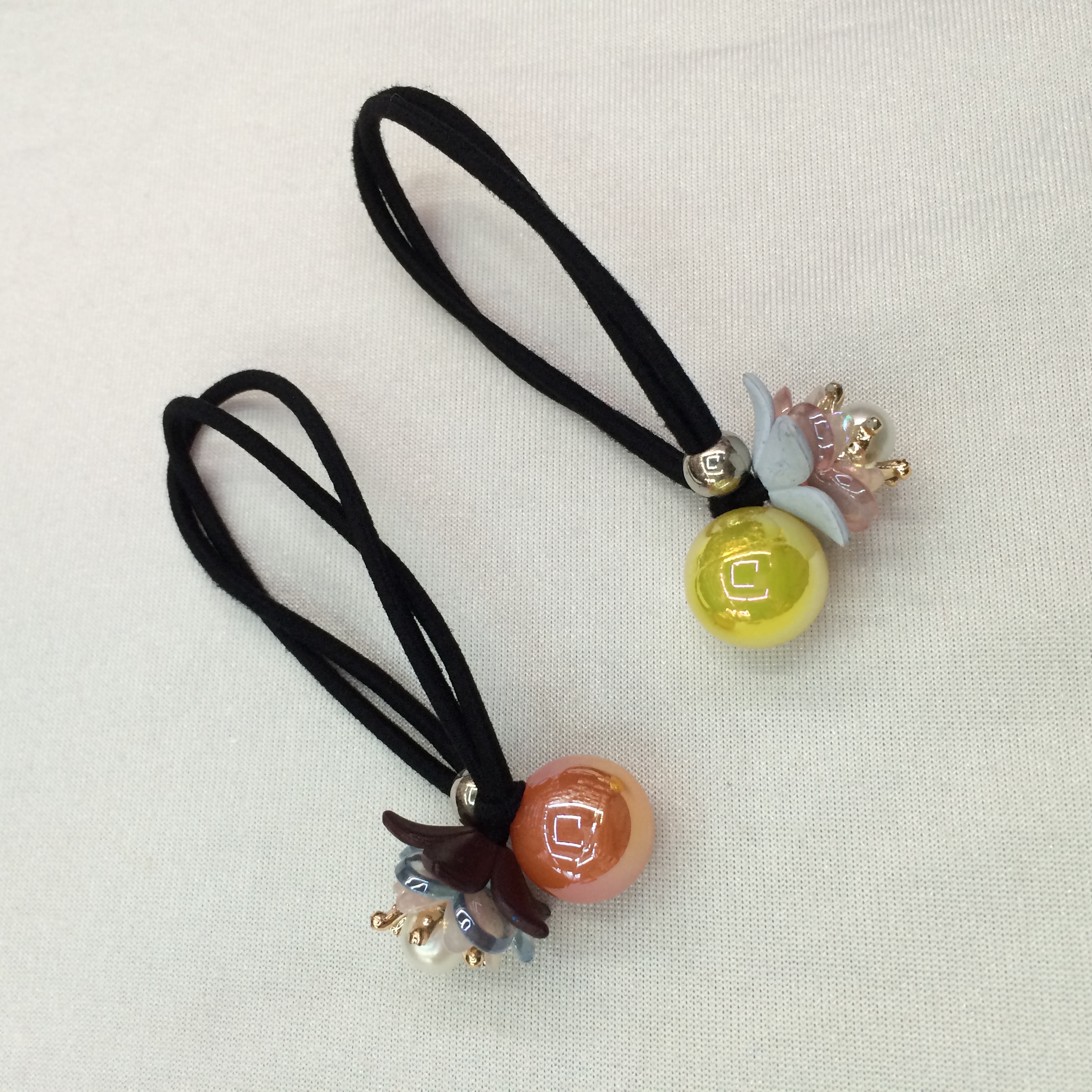 New adult children popular Korean candy bead high elastic rubber band
