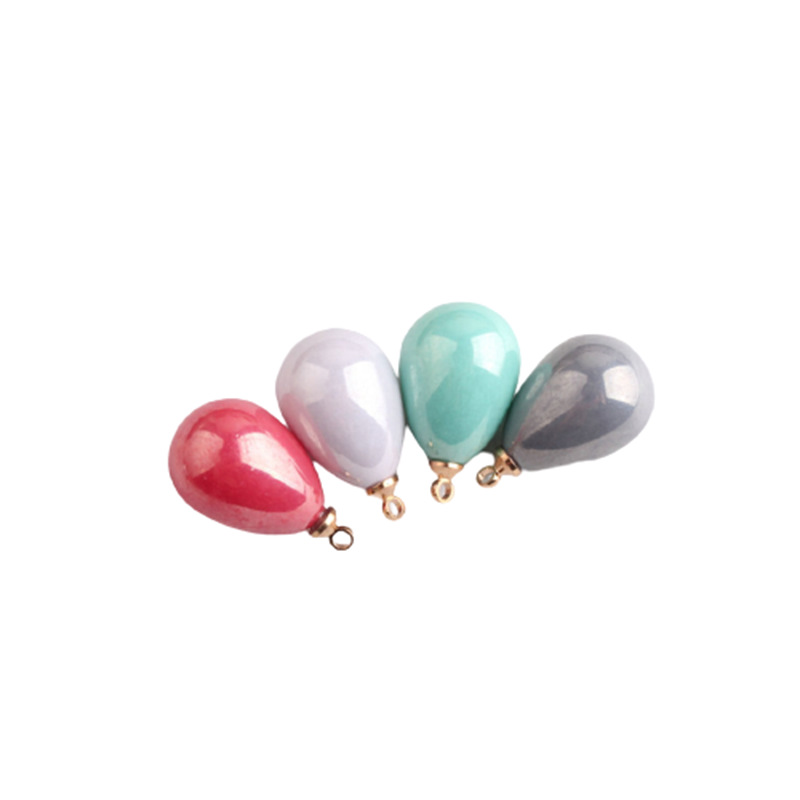 DIY Korean Jewelry Accessories Bracelet Pendant Parts Candy Color Imitation Shell Pearls Candy Bead