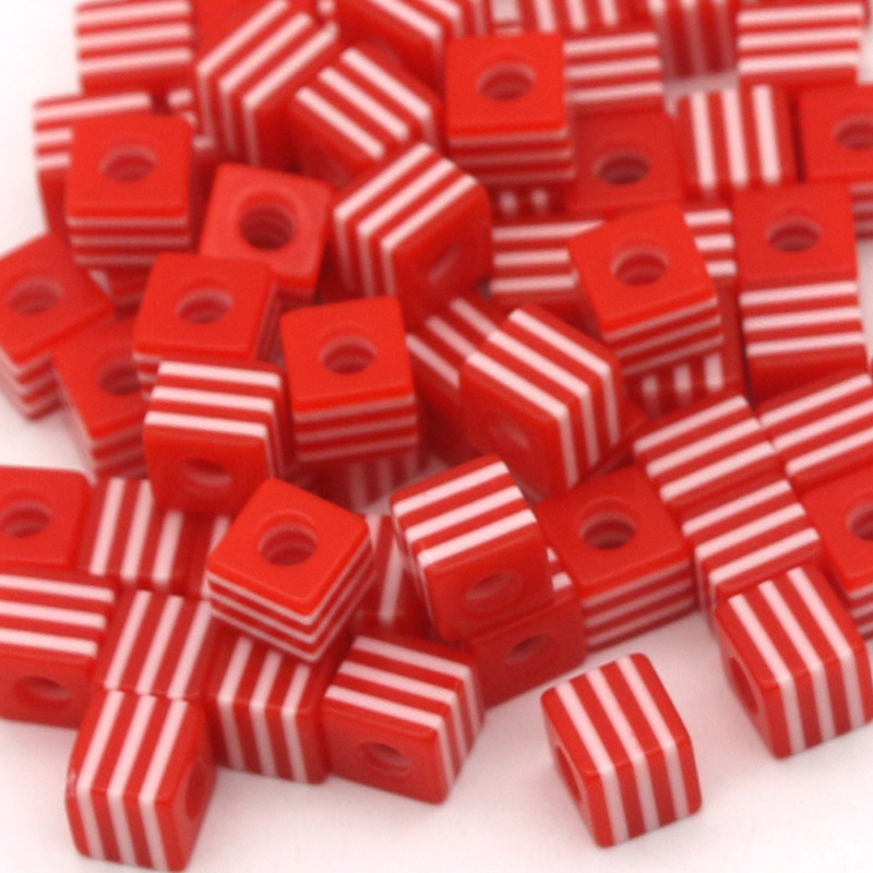 Candy Bead  DIY Ornament Accessories Colorful Perforated Beads Candy Color Scattered Beads Wholesale