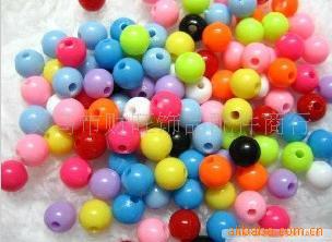 DIY Solid Color round Beads Wholesale Acrylic Beads Candy Beads 8mm to 20mm Factory Direct Sales in Stock Candy Bead