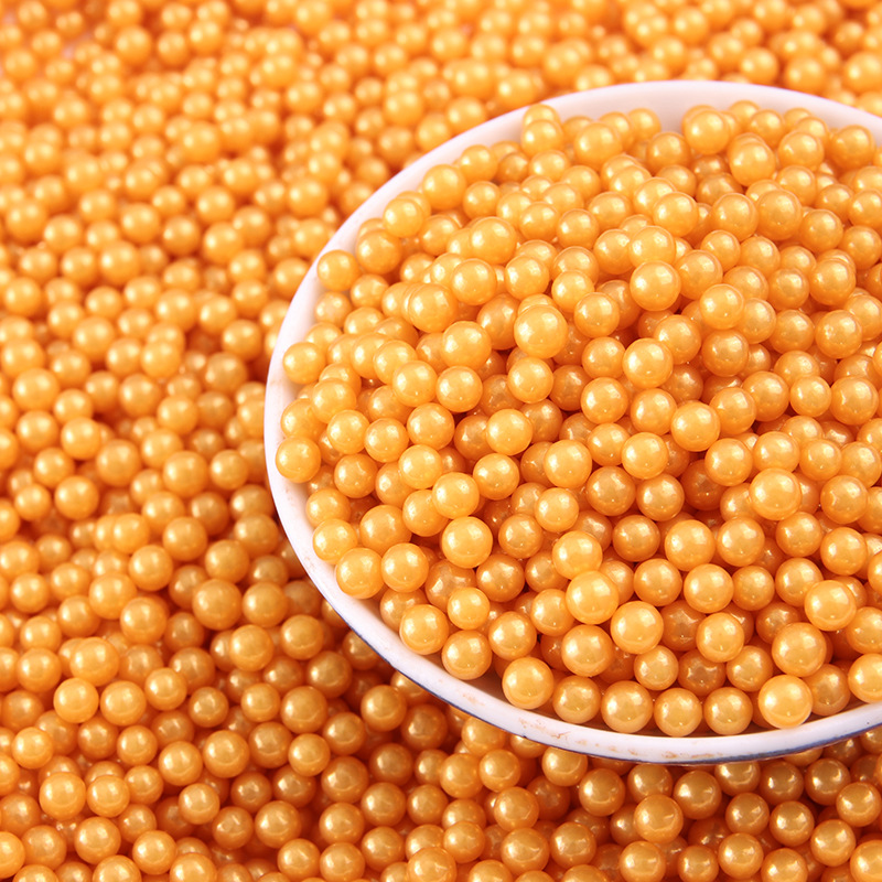 Jiali Edible Colored Sugar Beads Pearl Sugar Baking Cake Cookie Decorative Colored Needle Sugar Candy Bead