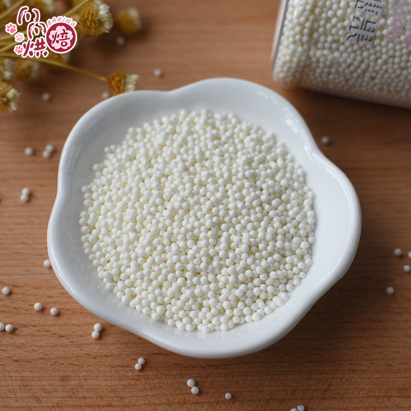 Edible Birthday Cake Decorative Ornaments Color Sugar Beads Color Pearl Sugar Baking Popular Sweets Candy Bead