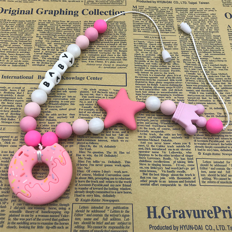 Ornament Silicone Necklace DIY Scattered Beads Fork 12 Mm15mm Food Candy Bead