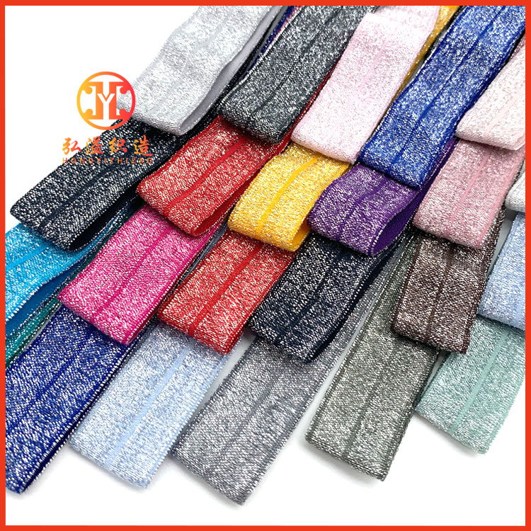 2cm elastic edging down jacket elastic color ribbon folding elastic band mask edging strip
