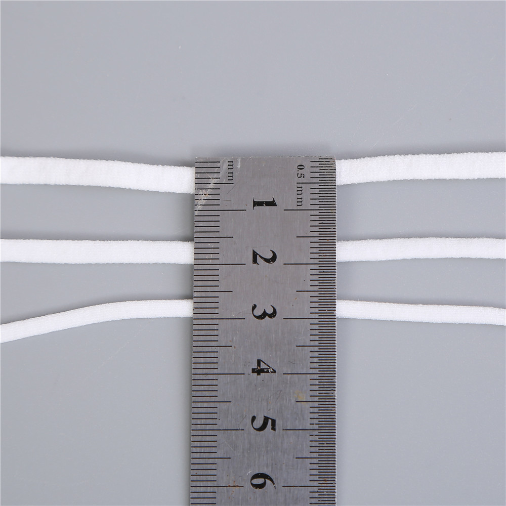 Mask with flat Elastic Band Disposable masks with elastic rope manufacturers Stock