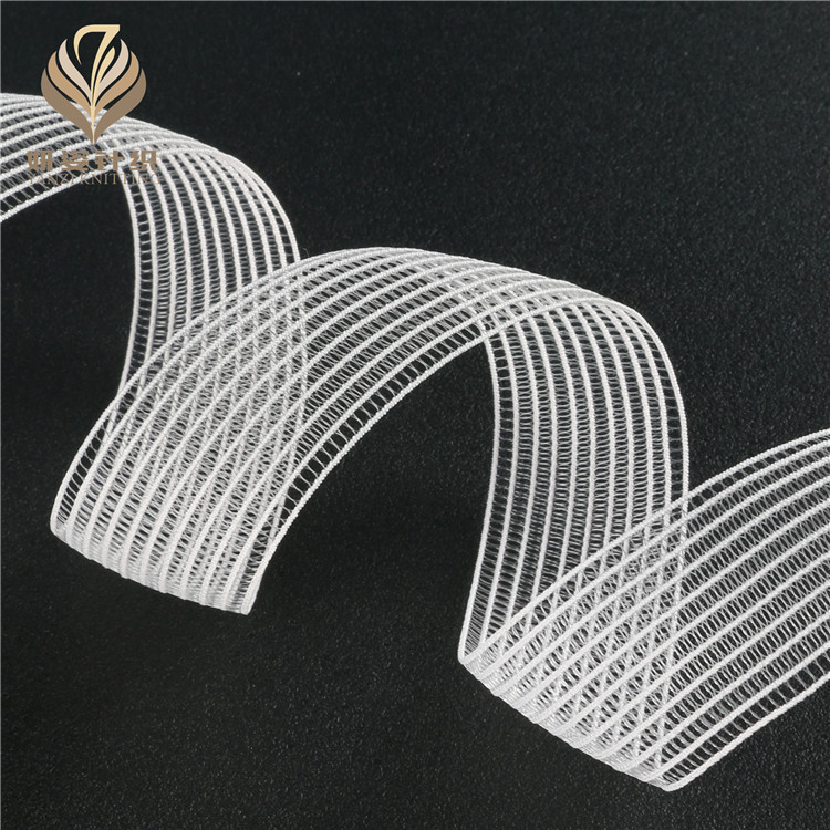 Spot 1cm-10cm Transparent Mesh Fishing Line Elastic Band Black White Ultra-Thin Fishing Line Mesh Elastic Band