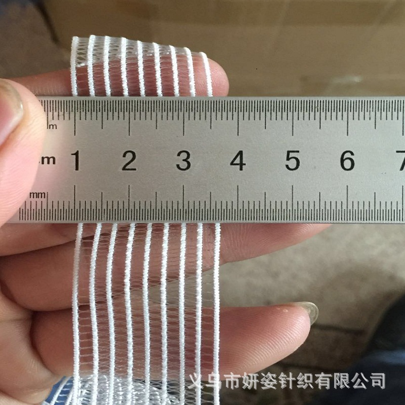 Spot 1cm-10cm Transparent Mesh Fishing Line Elastic Band Black White Ultra-Thin Fishing Line Mesh Elastic Band
