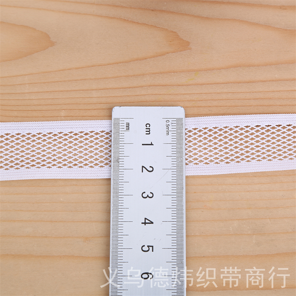 Clothes and Dresses Boud Edage Belt Pants Belt Decorative Accessories Elastic White Hollow-out Mesh Lace Ribbon Elastic Band