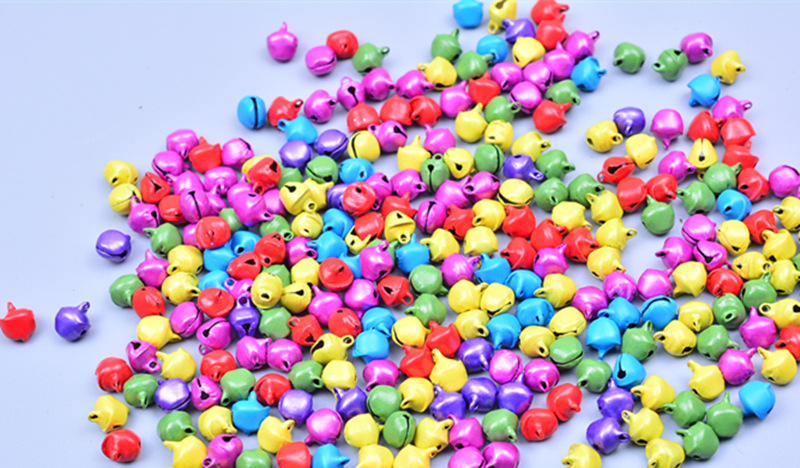 Processing Factory Price Wholesale 8mm Small Color Bell Color Bell All Color Bells