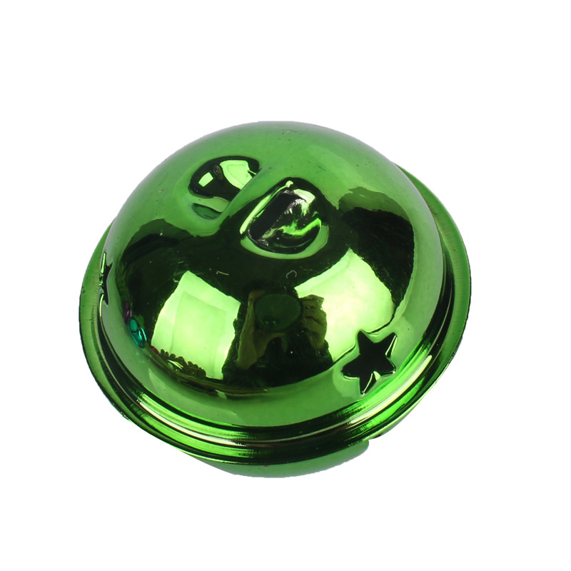 Varnish Bell Jingling Bell DIY Colorful Aluminum Bell Small Gift Pushed by WeChat Factory Direct Sales 40mm Color Bells