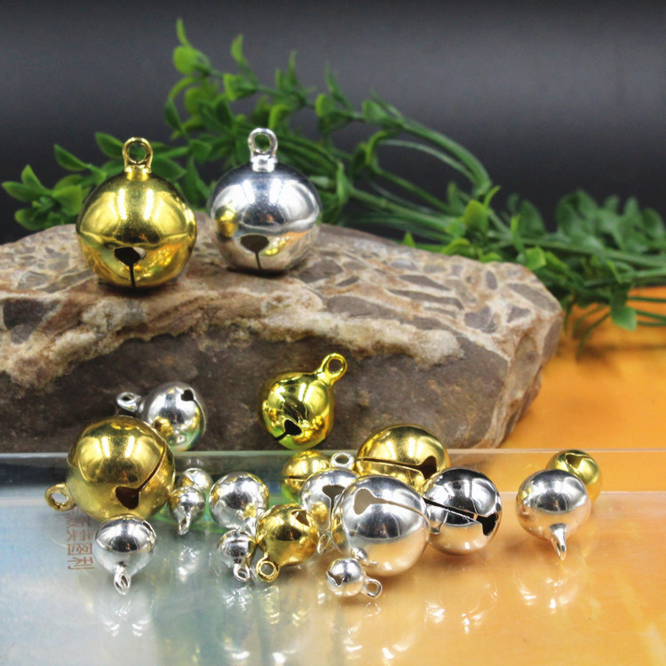 Bell Wholesale 6-25mm Copper Bright Gold Bright Silver Word Open Bell Color Bells
