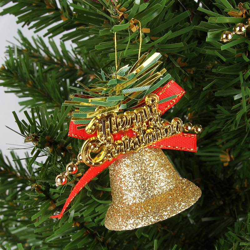 Christmas decoration Price selling color Dusting plastic bells Christmas Tree Accessories 5cm Christmas bells
