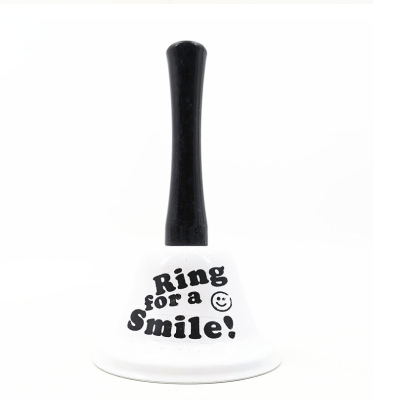 Class Calling Bell Toys for Babies and Children Gift Metal Color Letters Hand Bell Bed Bell Beeper Color Bells