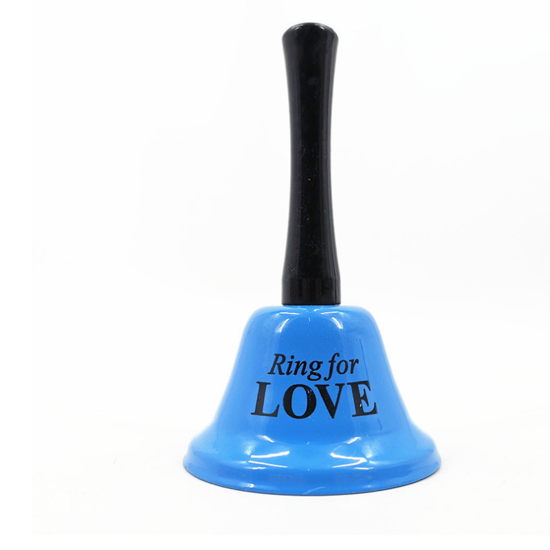 Class Calling Bell Toys for Babies and Children Gift Metal Color Letters Hand Bell Bed Bell Beeper Color Bells