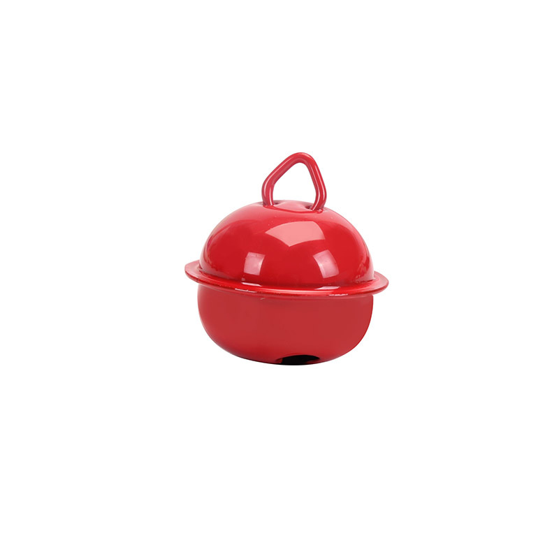 Shape Ornament Accessories Keychain Candy Color Baking Paint for Metal Bell Christmas Tree Decoration Pet Color Bells