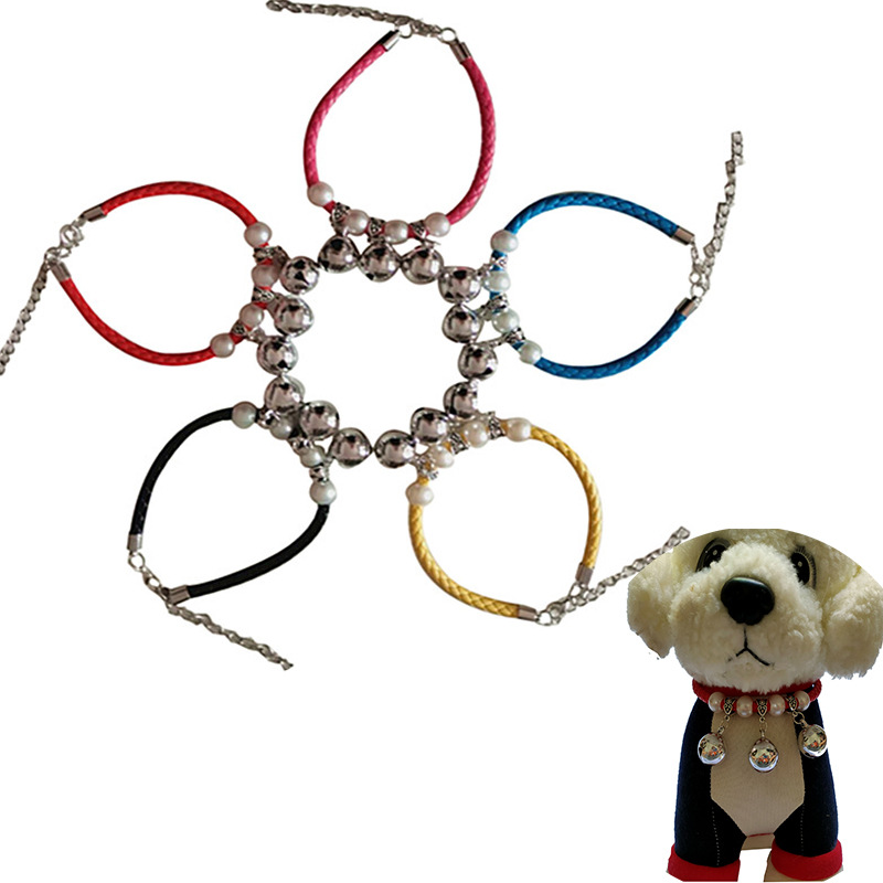 Manufacturer&#039;s Self-Produced Cat Bell Collar Pet Decorations Necklace Adjustable Color Bells