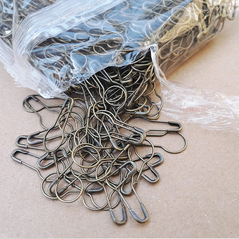 Shanghai heavy copper iron hoist safety pin brand tag buckle pin gold silver black