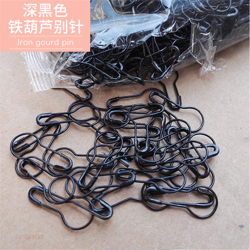 Shanghai heavy copper iron hoist safety pin brand tag buckle pin gold silver black