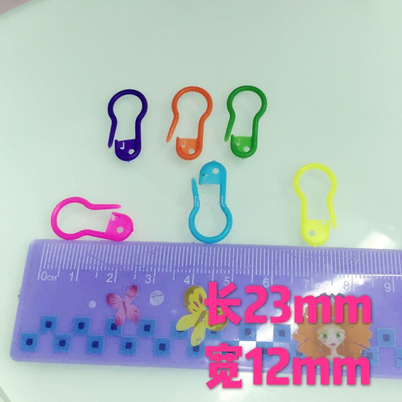 Color stainless steel calabash pin thickness copper pear-shaped clasp safety pin brooch for garment hanger accessories