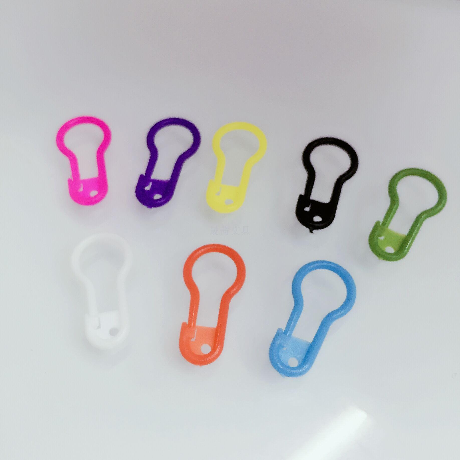 Color stainless steel calabash pin thickness copper pear-shaped clasp safety pin brooch for garment hanger accessories