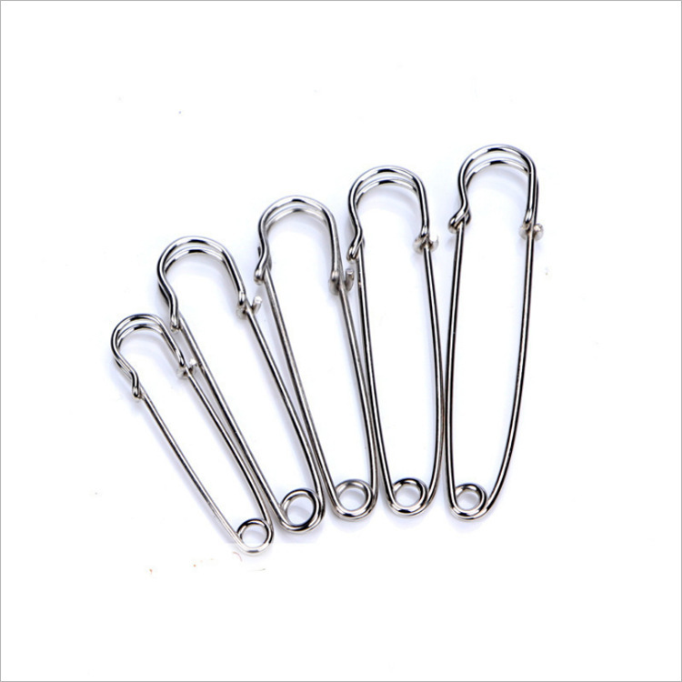 Simple Big Pin Iron Material Large Safety Pin Luggage Clothing Pin Insurance Carpet Pin Large Head Safety Pin
