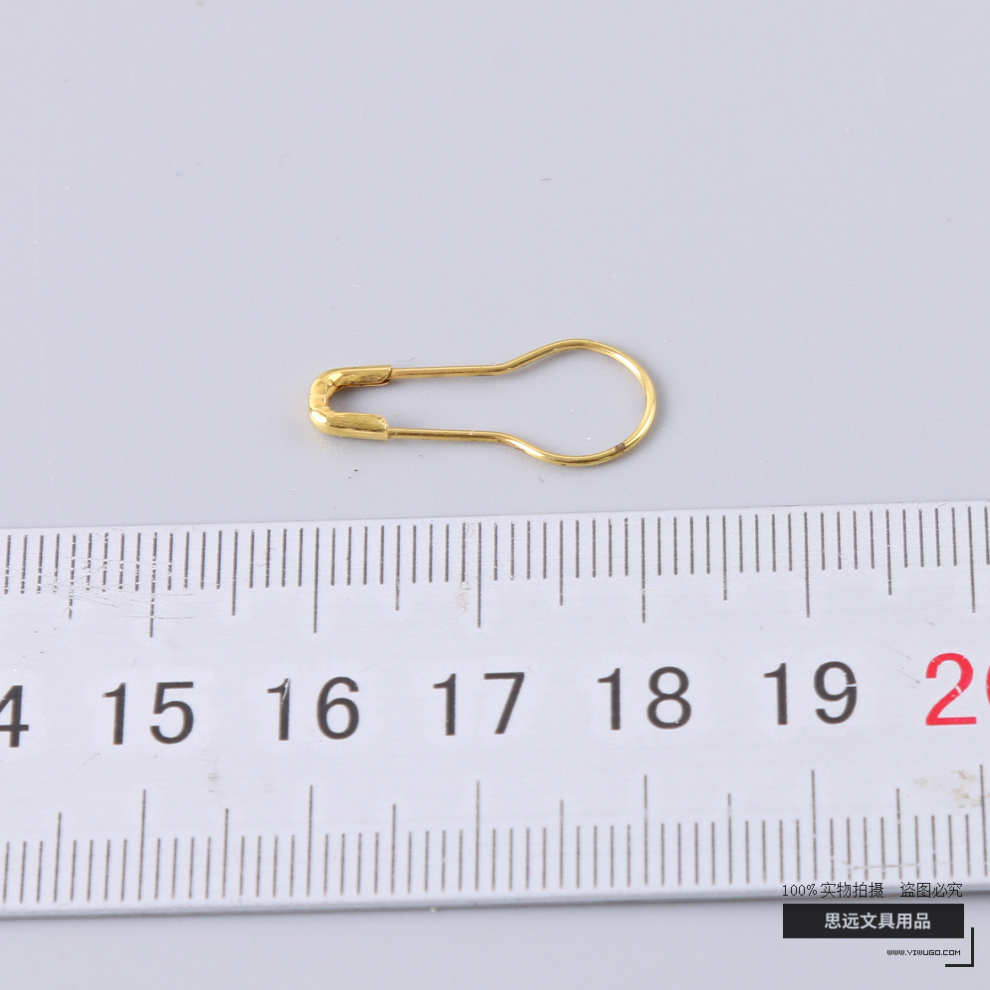 Four Colors Optional Gourd Pin Clothing Store Label Tag Pin Safety Pin Brooch Fixed Clothes Safety Paper Clip