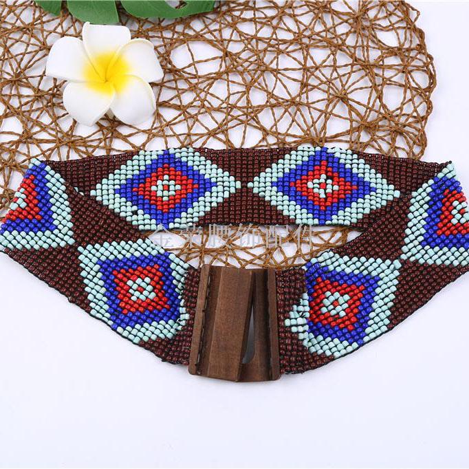 New color beaded place belt manufacturers direct