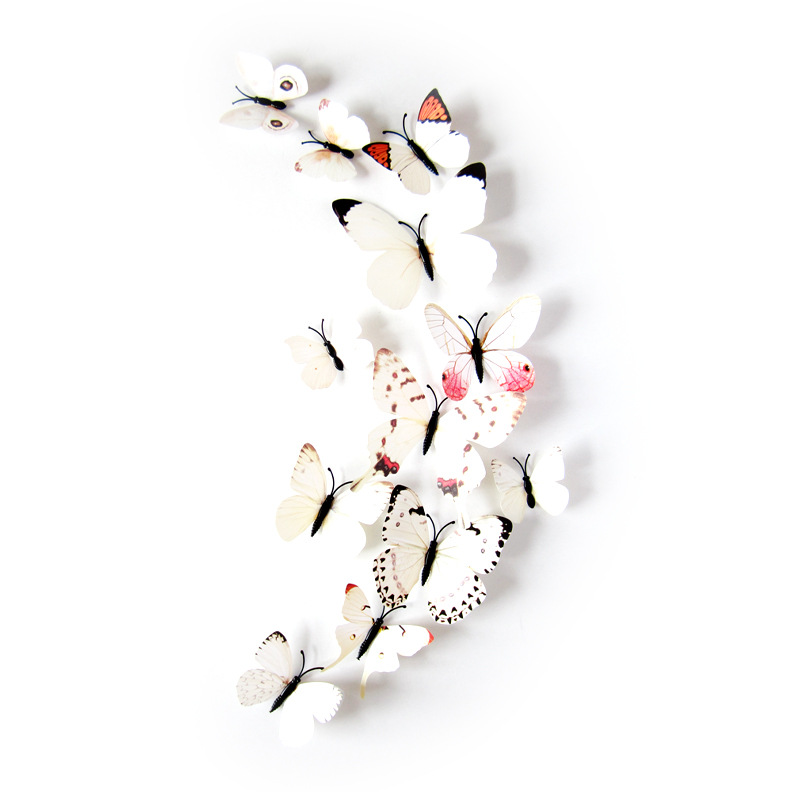 Refrigerator Stickers Wedding Decoration Brooch Hair Accessories Stickers PVC Simulation Moving Object H-003 Brooch