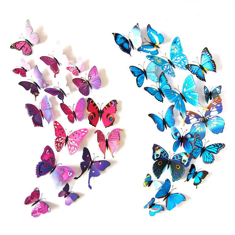 Refrigerator Stickers Wedding Decoration Brooch Hair Accessories Stickers PVC Simulation Moving Object H-003 Brooch