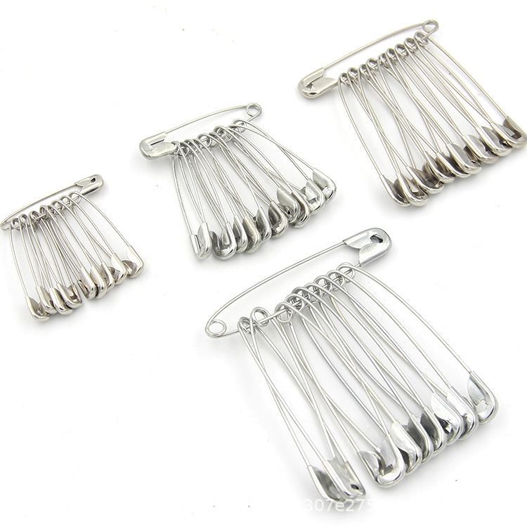 Boxed Safety Pin Old-Fashioned Brooch Clasp Fixed Clothes Tag Hanging Pin Large Metal Pin Small Lock Pin Safety Pin
