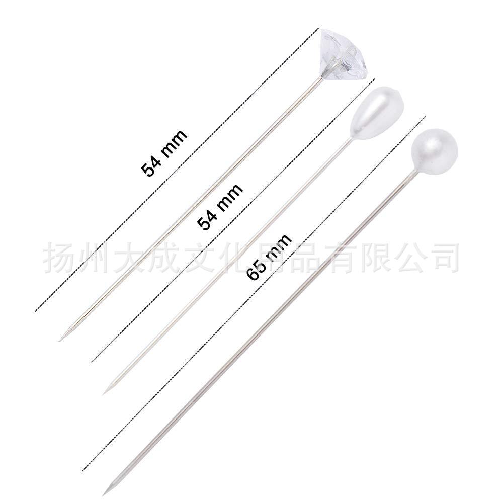 SOURCE Factory Clothing Brooch Flower Pin Fixed Pearl White Ball Register Pin Water Drop Diamond Thumbtack