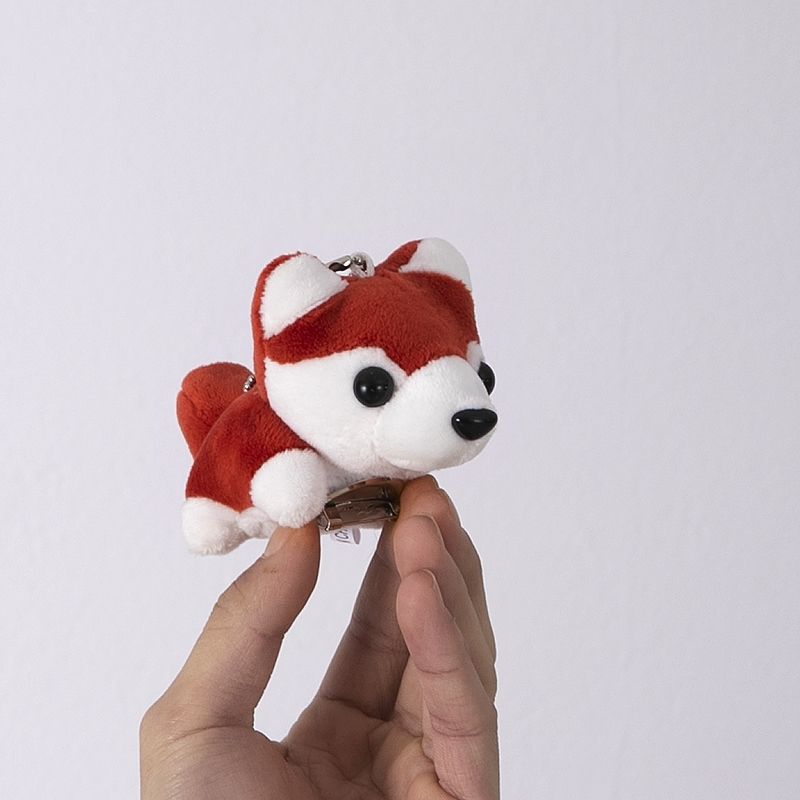 Husky Cartoon Plush Doll Cute Small Animal Rap Doll of the Same Style Key Pendants Schoolbag Pendant Brooch