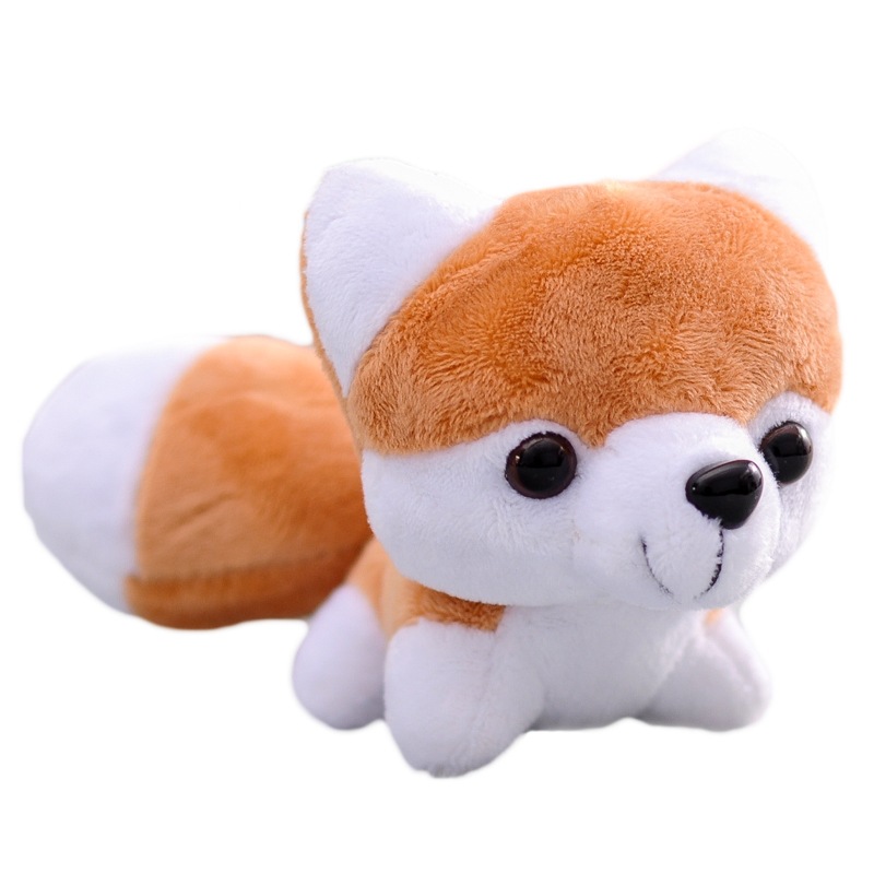 Husky Cartoon Plush Doll Cute Small Animal Rap Doll of the Same Style Key Pendants Schoolbag Pendant Brooch