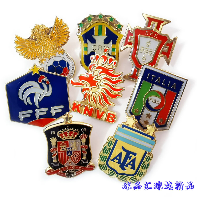 Real Madrid Liverpool AC Milan Chelsea Inter Hotspur Roman Metal Football Badge Commemorative Medal Brooch