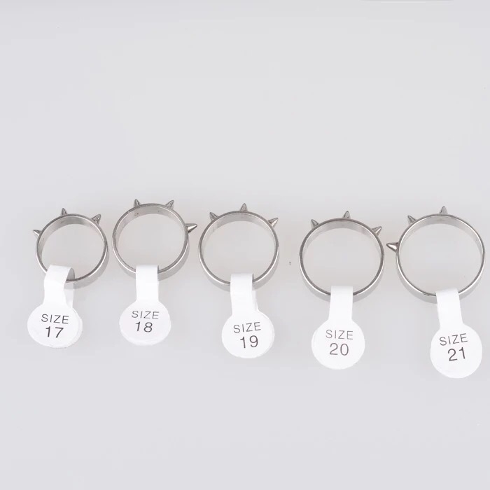 Korean Style Personalized Sanliu Nail Punk Ring Anti-Wolf Ring Men and Women Couple Stainless Steel Ring Student Jewelry Ring