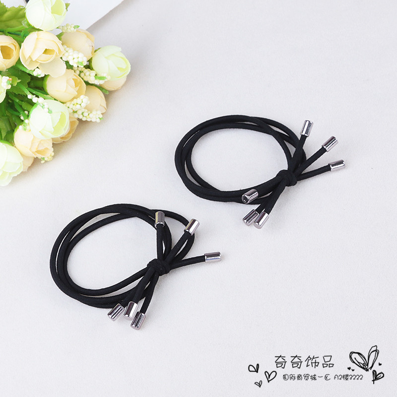 Bow tie Tousheng simple cute all-match Korea high elastic ring